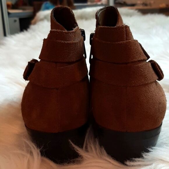 SAM ELDERMAN suede ankle boots zip 8 M‎ - Picture 6 of 11